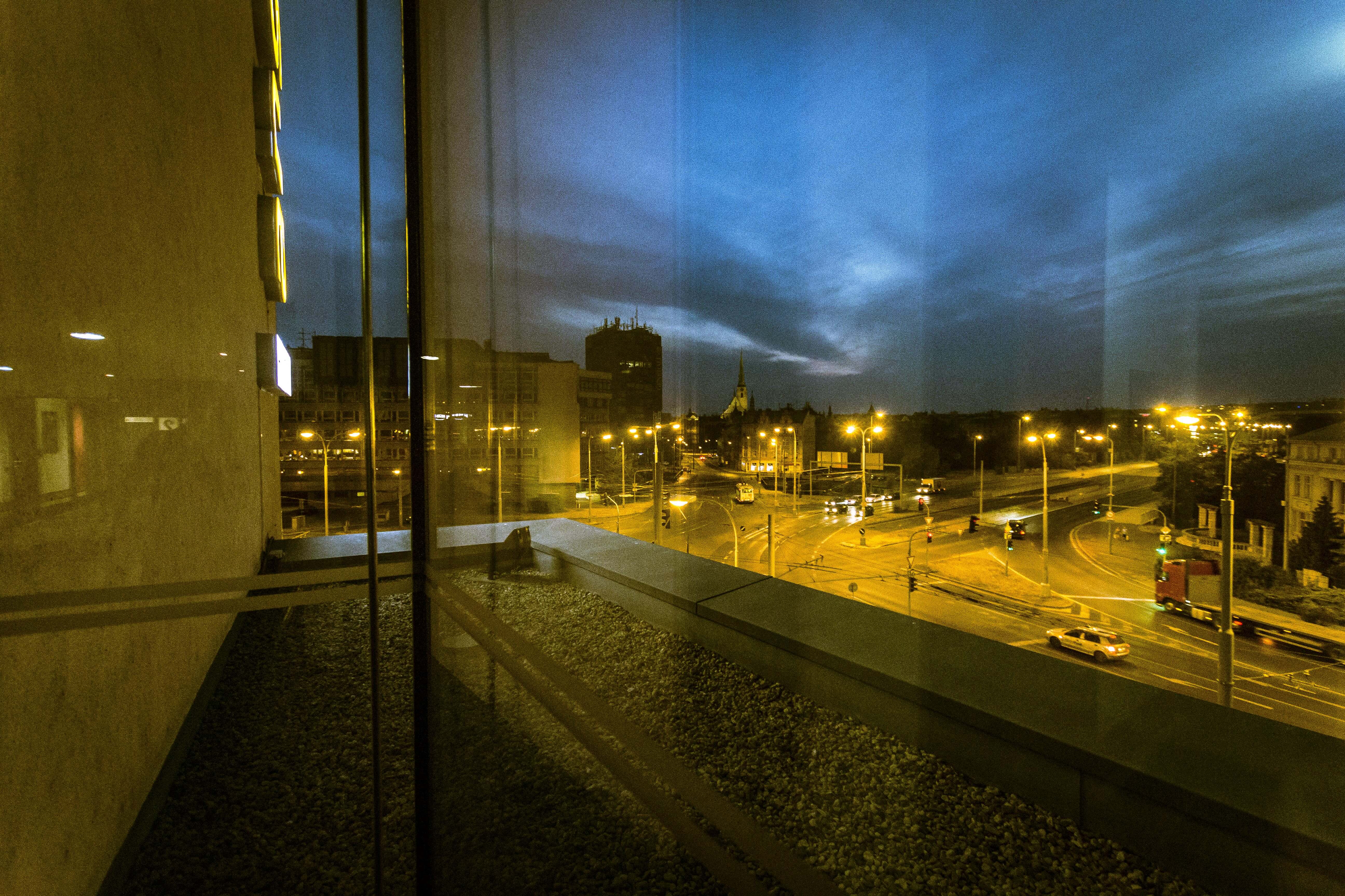Pilsen bei Nacht