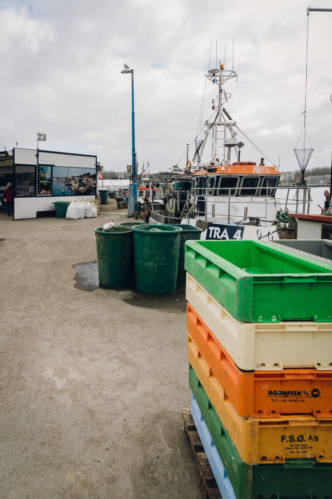 Utensilien der Fischer im Fischereihafen