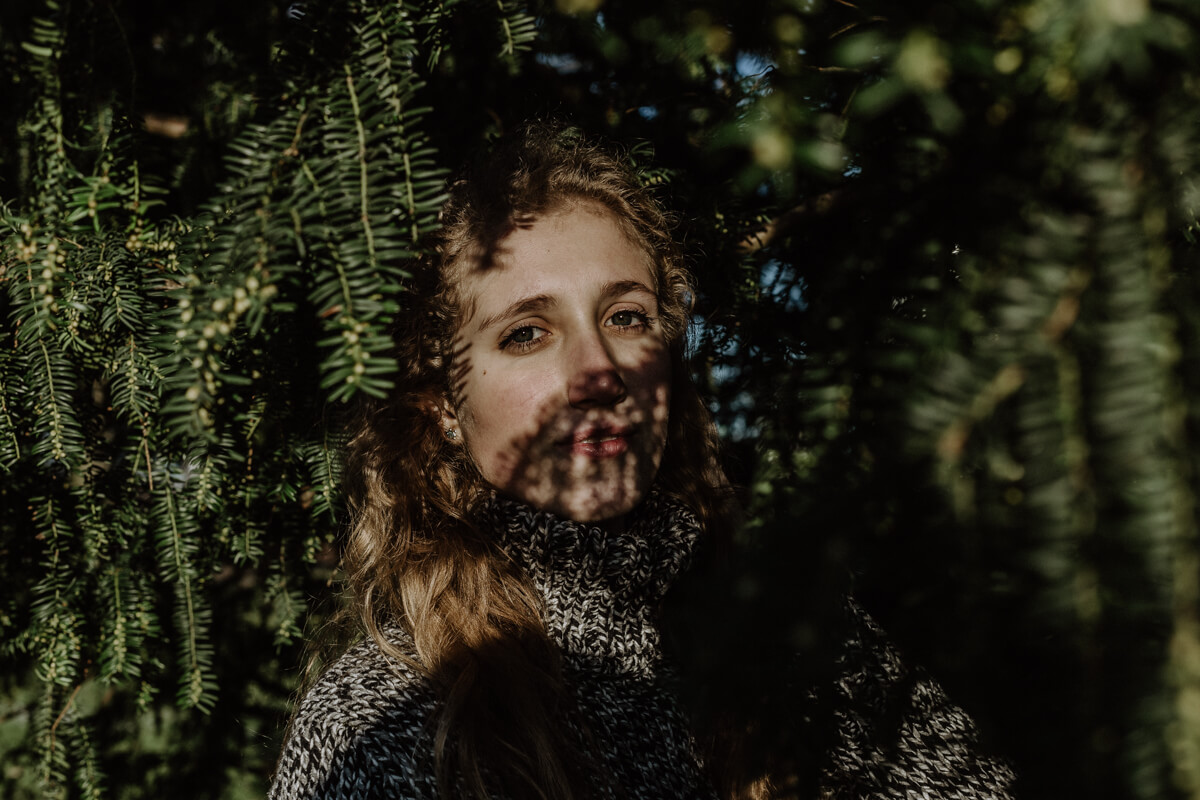 Stimmungsvolles Portraitshooting bei Planten un Blomen im Februar