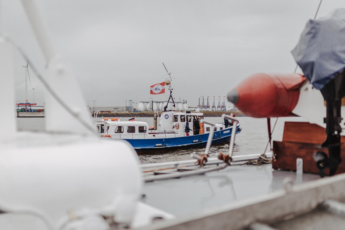 An Bord der Elbe1 auf dem Elbfest 2018