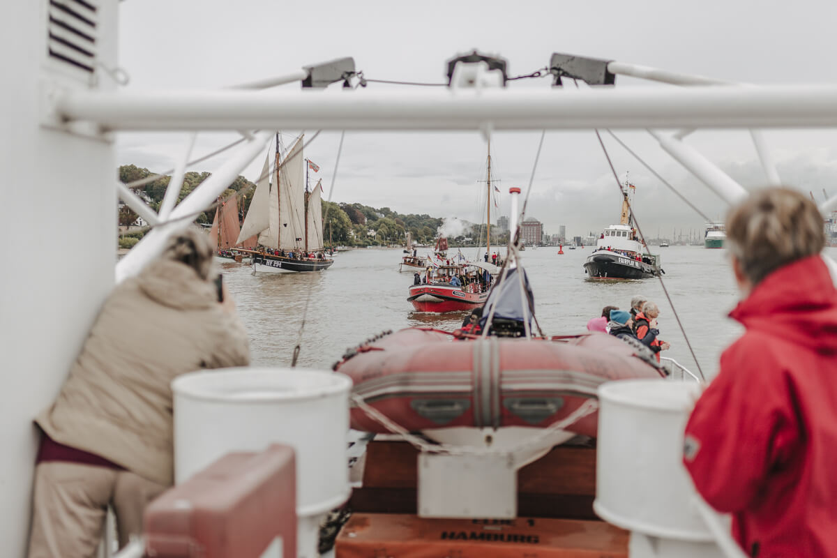An Bord der Elbe1 auf dem Elbfest 2018