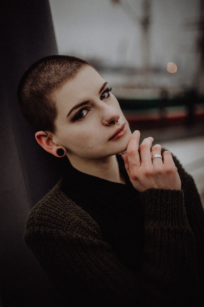 Moody Portrtätshooting Hamburger Hafen